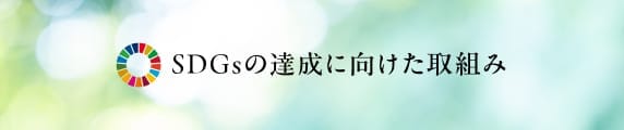 SDGsの達成に向けた取り組み